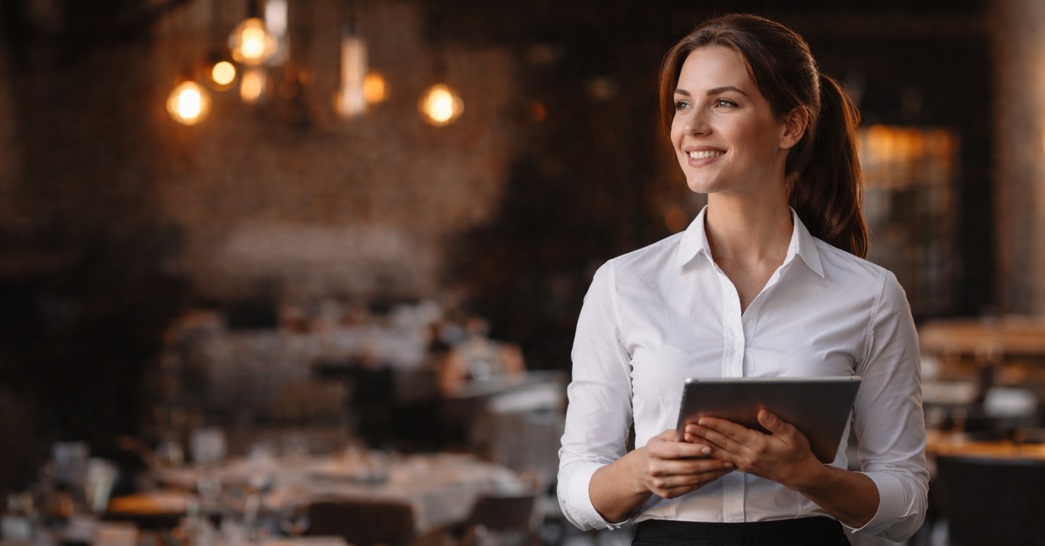 Intérieur de restaurant élégant